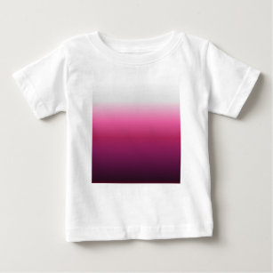 modern chic abstract magenta burgundy maroon ombre baby T-Shirt