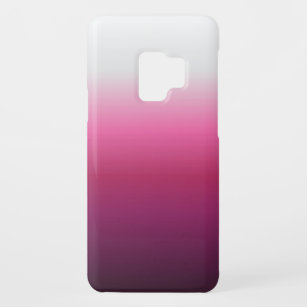 modern chic abstract magenta burgundy maroon ombre Case-Mate samsung galaxy s9 case