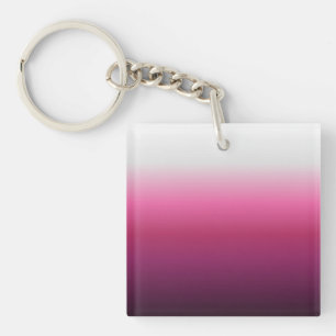 modern chic abstract magenta burgundy maroon ombre key ring