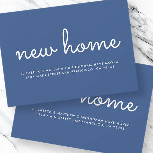 Modern Chic and Fun New Home Announcement Card