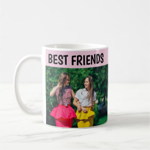 Modern Chic Best friends photo coffee mug