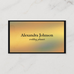 Modern Chic Black and Gold Foil Luxury Business Ca Business Card