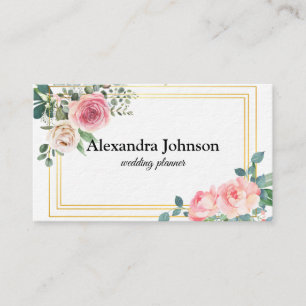 Modern Chic Black and Gold Foil Luxury Business Ca Card