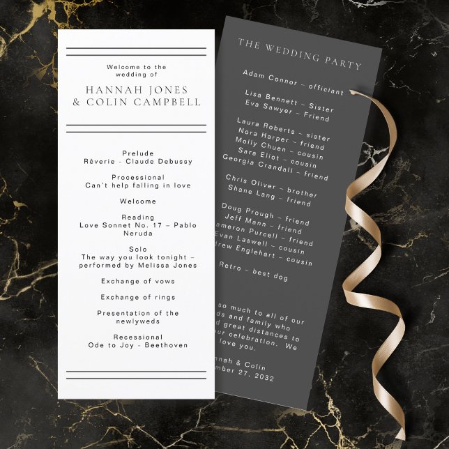 Modern Chic Black & White Typography Program (Creator Uploaded)