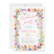 Modern chic boho bright wild flowers graduation