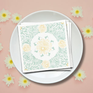 Modern Chic Boho Floral Sweet 16 Birthday Party Napkin