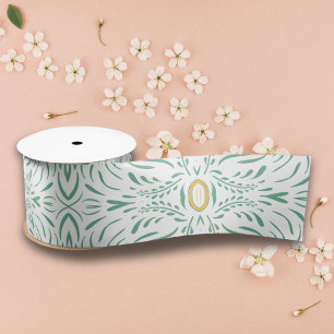 Modern Chic Boho Floral Sweet 16 Birthday Party Satin Ribbon
