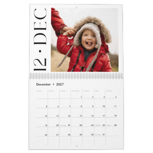 Modern Chic Create Your Own Photo Calendar