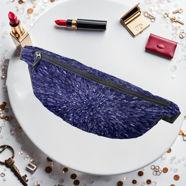 Modern, chic design in dark blue, glitter effect bum bags (Creator Uploaded)