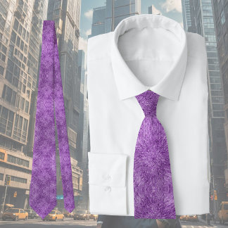 Modern, chic design in purple with glitter effect tie