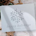 Modern Chic Elegant Snowflake
