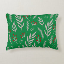Modern Chic Floral  Accent Pillow