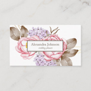 Modern Chic Gold Leaf Foil Luxury Business Card