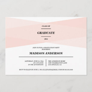 Modern Chic   Graduation Invitation