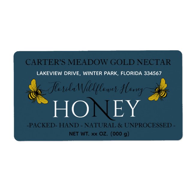 Modern Chic Honey Personalized (Front)