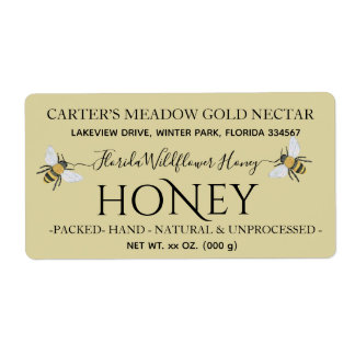 Modern Chic Honey Personalized