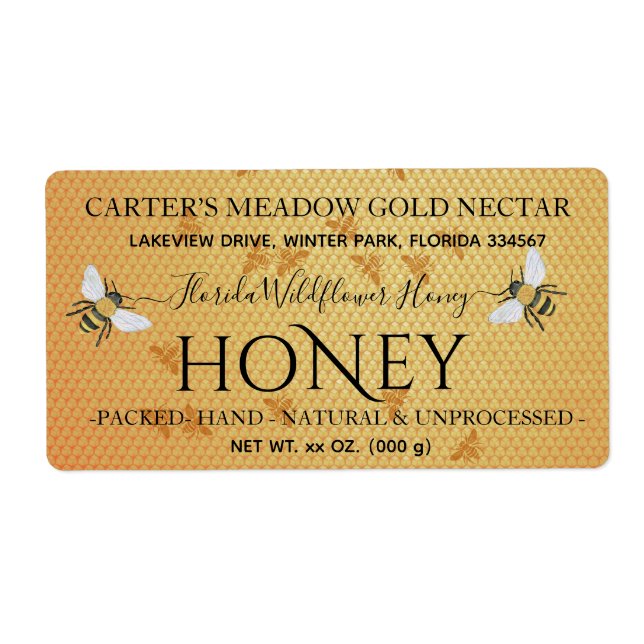 Modern Chic Honey Personalized (Front)