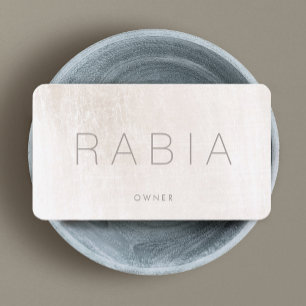 Modern Chic Ivory Marble Business Card