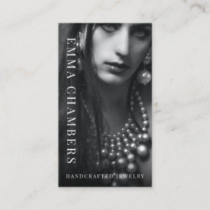 Modern Chic Jewelry Designer Business Card