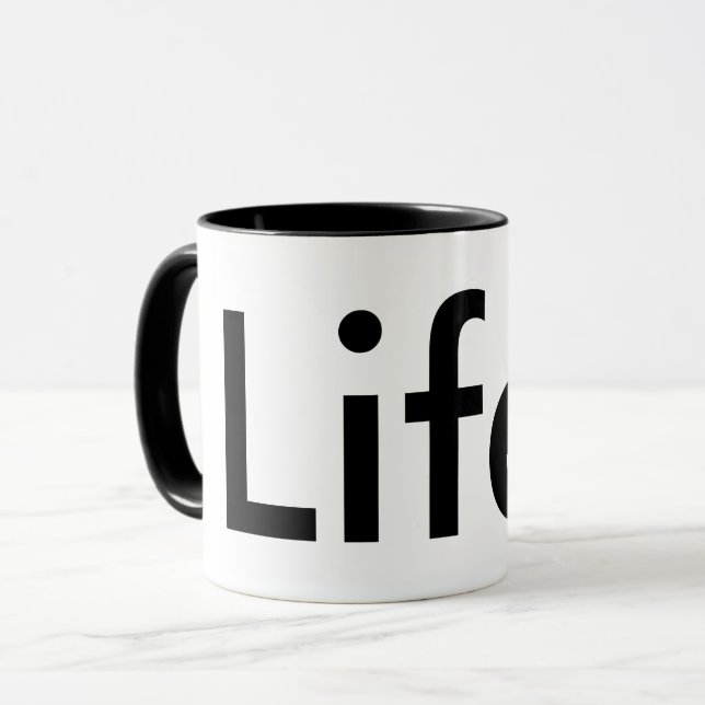 modern chic LIFE. | Mug (Front Left)
