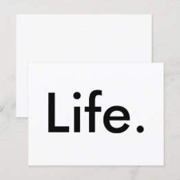 modern chic LIFE. | Postcard