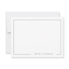 Modern chic minimalist personalised stationery