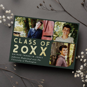Modern Chic Photo Graduation Announcement