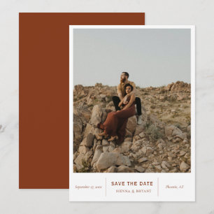 Modern Chic Photo Save The Date