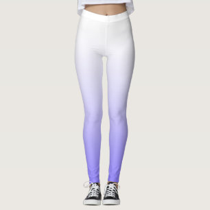 Modern Chic Purple Lilac Ombre Leggings
