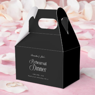  Modern Chic Rehearsal Dinner Thank You Favour Box