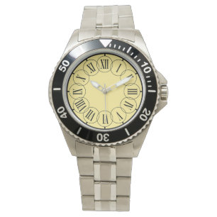 Modern Chic Romans Numbers Men's Watch