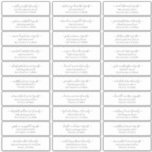 Modern Chic Script Wedding Guest Names Address<br><div class="desc">Composed of simple serif and modern cursive script typography. These elements are simple,  elegant,  and modern. This has 30 stickers. 
 
 This is designed by White Paper Birch Co. exclusive for Zazzle.
 
 Available here:
 http://www.zazzle.com/store/whitepaperbirch</div>