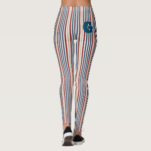 Modern Chic Striped Leggings