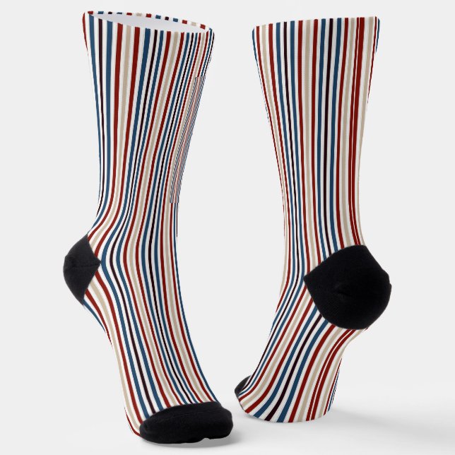  Modern Chic Striped Socks (Angled)