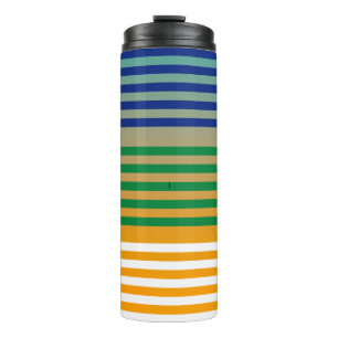 Modern Chic Striped Thermal Tumbler