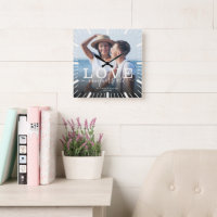 Modern Chic Wedding Love Quote Photo Valentines