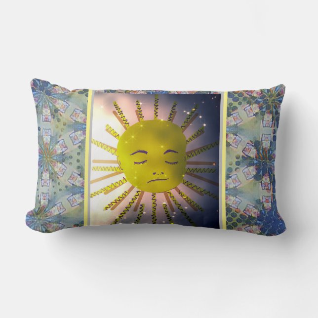 Modern Childrens Dream Big and Beautiful Lumbar Pi Lumbar Cushion (Front)