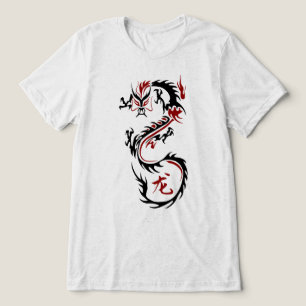 Modern Chinese Dragon Tri-Blend Shirt
