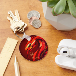Modern Chinese New Year Snake 2025 BRK03 Key Ring