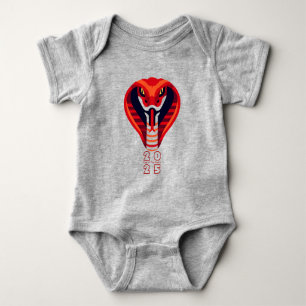 Modern Chinese Snake Year 2025 Baby B Bodysuit