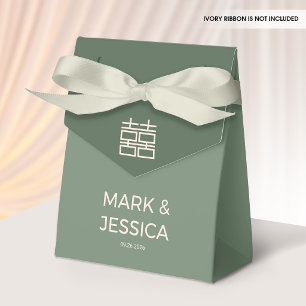 Modern Chinese/Vietnamese Wedding Thank You Favour Box