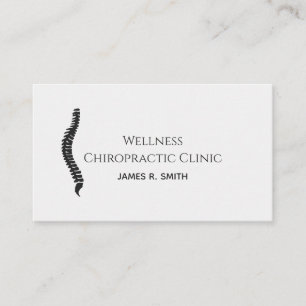 Modern Chiropractic Chiropractor Clinic Health Business Card