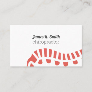 Modern Chiropractic Wellness Business Card