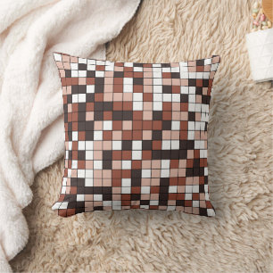 Modern Choco Geometric Pattern Cushion