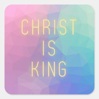 Modern Christ Is King Stickers