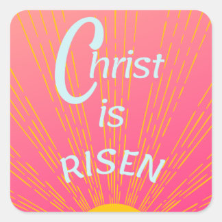 Modern Christ Is Risen Stickers
