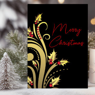 Modern Christian Christmas  Holiday Card