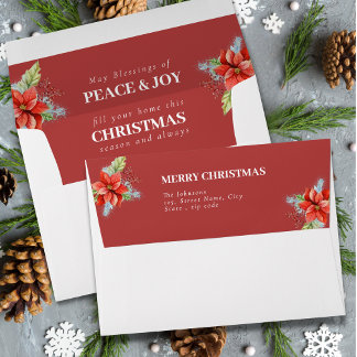 Modern Christian Christmas with Interior Greeting Envelope