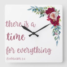 Modern Christian Clock | Ecclesiastes 3:1
