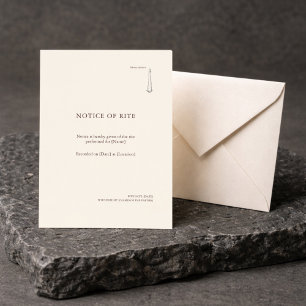 Modern Christian Sacrament Announcement